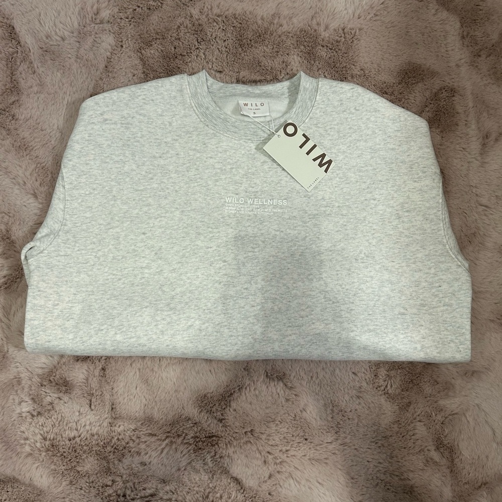 Wilo The Label - Wellness Grey Sweatshirt